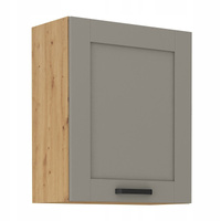 Szafka kuchenna górna LUNA 60 G-72 1F CLAY GREY / DĄB ARTISAN