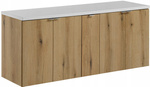 Zestaw meblowy 140cm z blatem Meble łazienkowe NOVA Dąb Coast Evoke / Biały