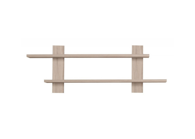 Półka wisząca CEZAR 24, Półka 120cm, Meble do Salonu CEZAR, Biała