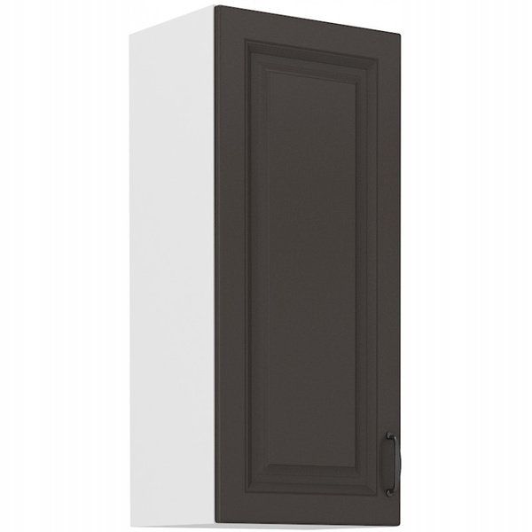 Szafka kuchenna górna STILO 40 G-90 1F GRAFIT MAT/BIAŁY MAT
