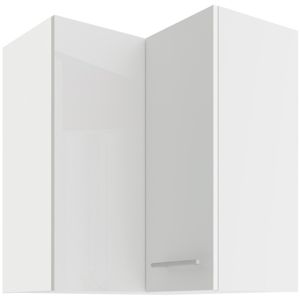 Szafka kuchenna górna LARA 60x60 GN-72 (90°) 2F BIAŁY/CAPPUCCINO POŁYSK