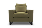 Zestaw wypoczynkowy CARA(CORBLACK) 221 cm + FOTEL, Sofa do salonu