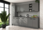 Szafka kuchenna NESSA 60 DPM-215 2F ANTRACYT