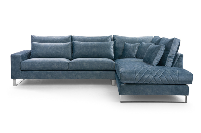 Duży Nowoczesny Narożnik do salonu CORNELIA 314 cm, Sprężyny, Rogówka