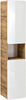 Szafka, Słupek 800 35cm, Meble łazienkowe ARUBA Dąb Craft / Szary Kosmos