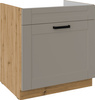 Szafka kuchenna dolna LUNA 80 ZL 1S BB CLAY GREY / DĄB ARTISAN