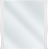 Lustro w ramie 80cm, Meble łazienkowe ELISABETH Biały