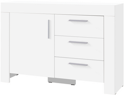 Komoda CEZAR 11, Komoda 120cm, Biała