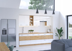 Szafka kuchenna ARTISAN 60 DPS-210 3S 1F KREM POŁYSK / DĄB ARTISAN