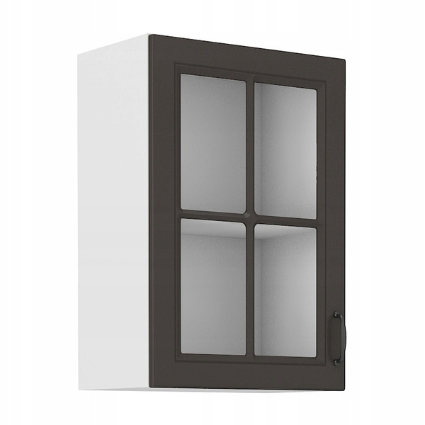 Szafka kuchenna górna STILO 40 GS-72 1F GRAFIT MAT/BIAŁY MAT