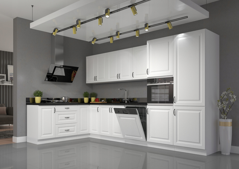 Szafka kuchenna dolna STILO 80 D 2F BB GRAFIT MAT/DĄB ARTISAN