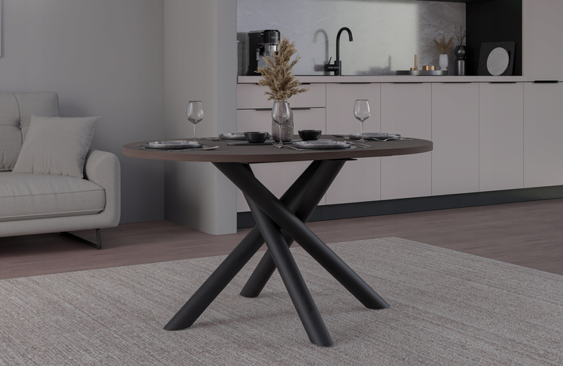 Stół OSLO 138x100cm Orzech Wisconsin