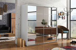 Szafa przesuwna A19 150 / 245 / 62 duże lustro, różne kolory i rozmiary