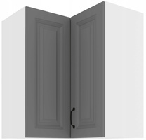 Szafka kuchenna górna narożna STILO 60x60 GN-72 (90°) 2F DUSTGREY/BIAŁY MAT