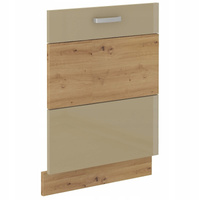 Front do zmywarki ARTISAN ZM 713 x 596 CAPPUCCINO POŁYSK / DĄB ARTISAN