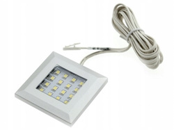 Oświetlenie LED SQUARE 1 klips / barwa biały zimny