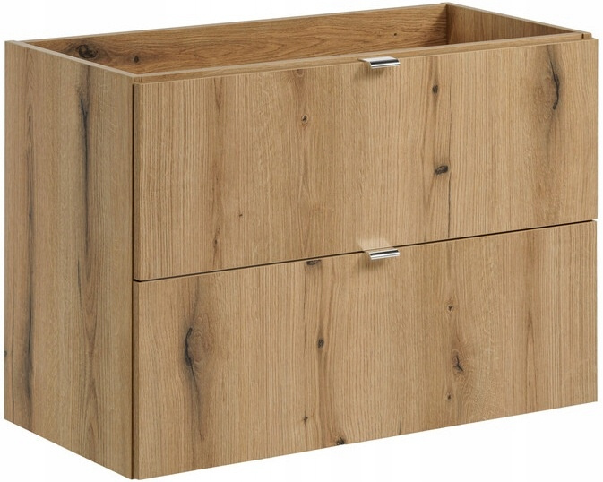 Szafka łazienkowa pod umywalkę 80cm, szuflady, Meble łazienkowe NOVA Biały