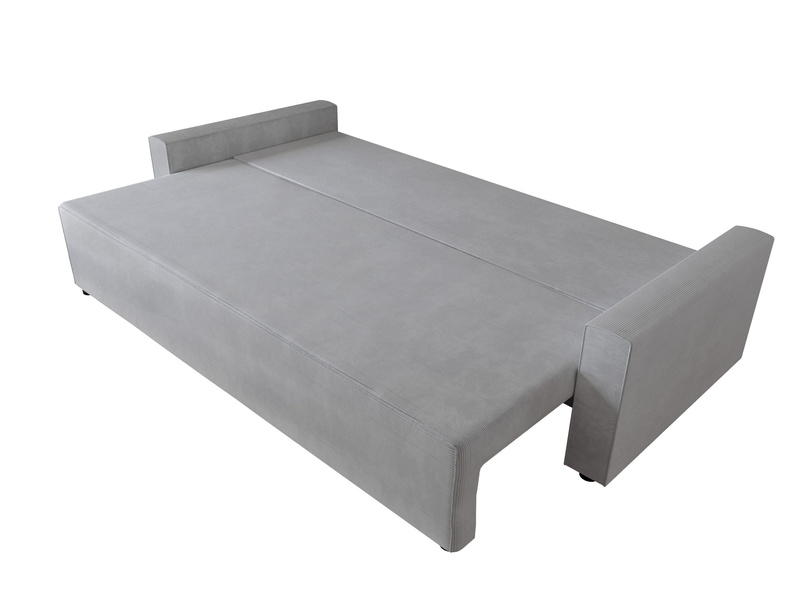 Sofa rozkładana MILA 220 cm, Kanapa z funkcją spania, Pojemnik