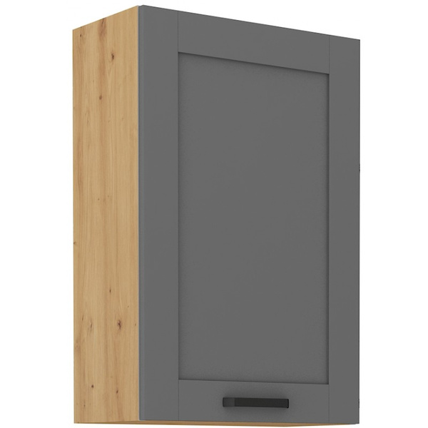 Szafka kuchenna górna LUNA 60 G-90 1F DUST GREY / DĄB ARTISAN