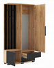 Garderoba LOFT panele 100cm lustro LEWA