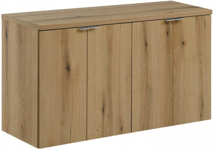 Zestaw meblowy 100cm z blatem, drzwi, Meble łazienkowe NOVA Dąb Coast Evoke