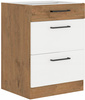 Szafka kuchenna dolna VIGO 60 D 3S BB DARK WOOD / DĄB LANCELOT