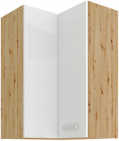 Szafka kuchenna górna ARTISAN 60x60 GN-90 2F (90°) BIAŁY POŁYSK/DĄB ARTISAN