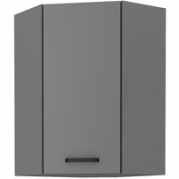 Szafka kuchenna górna narożna NESSA 60x60 GN-90 (45°) 1F ANTRACYT