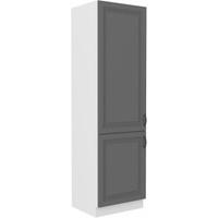 Szafka kuchenna STILO 60 DK-210 2F DUSTGREY/BIAŁY MAT