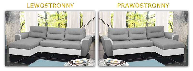 Narożnik z funkcją spania TOMEK 250 cm, Rozkładany, Rogówka