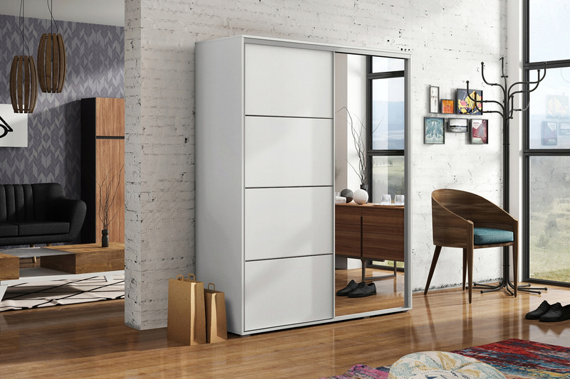 Szafa przesuwna A12 200 / 215 / 62 lustro, różne kolory i rozmiary