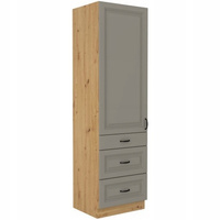 Szafka kuchenna STILO 60 DKS-210 3S 1F CLAYGREY/DĄB ARTISAN