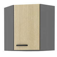 Szafka kuchenna górna narożna SCANDI 60x60 GN-72 (45°) 1F JODEŁKA/ANTRACYT