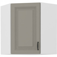 Szafka kuchenna górna narożna STILO 60x60 GN-72 (45°) 1F CLAYGREY/BIAŁY MAT