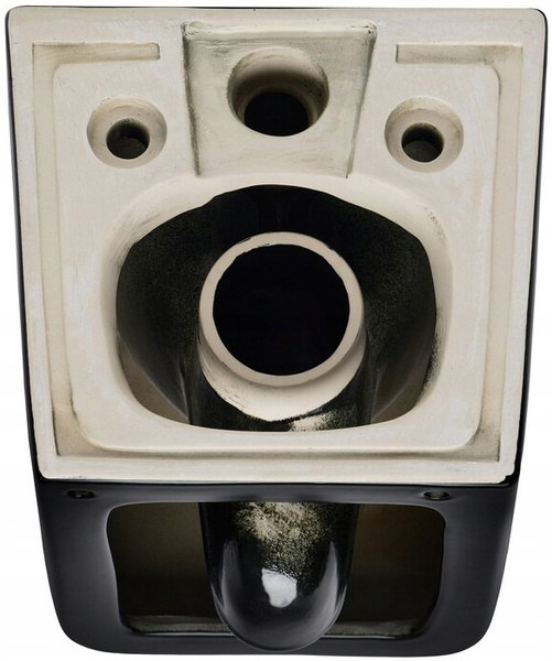 Misa wisząca WC HUNG, deska wolnoopadająca Czarny Mat