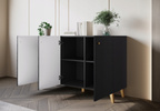 Komoda PHUKET 120 Czarny Grafit Romby