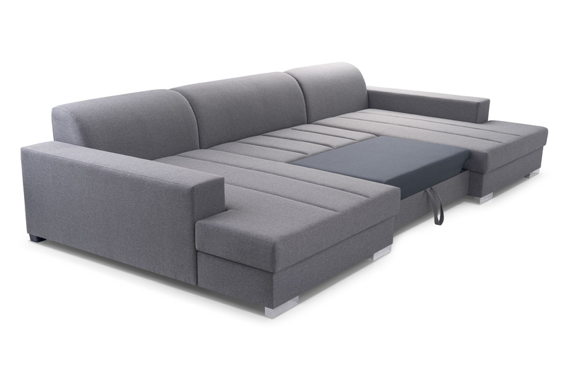 Narożnik z funkcją spania MISTRAL U 354 cm, Rogówka, Rozkładany
