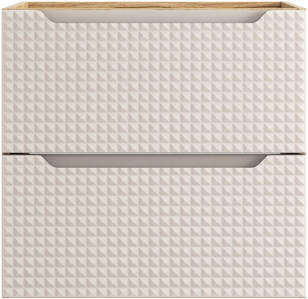 Szafka pod umywalkę 60cm, Meble łazienkowe LUXOR Dąb Olejowany / Beż