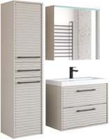 Meble łazienkowe Canada KASZMIROWY BEŻ FALA MDF