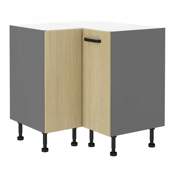 Szafka kuchenna dolna narożna SCANDI 90x90 DN 2F BB JODEŁKA SCANDI/ANTRACYT