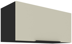 Szafka kuchenna górna ARONA 80 GU-36 1F CASHMERE / CZARNY MAT