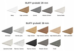 Szafka kuchenna dolna LUNA 50 D ZL 1F BB CLAY GREY / BIAŁY MAT