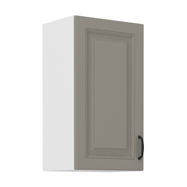 Szafka kuchenna górna STILO 40 G-72 1F CLAYGREY/BIAŁY MAT