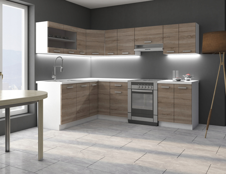 Front do zmywarki DAVE ZM 570 x 446 DĄB TRUFLOWY / BIAŁY