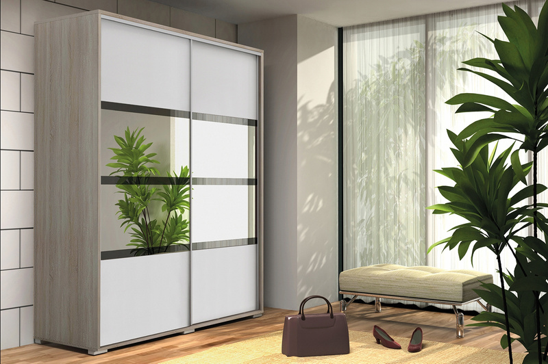 Szafa przesuwna A9 200 / 215 / 62 lustro, różne kolory i rozmiary