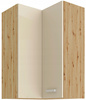 Szafka kuchenna górna ARTISAN 60x60 GN-90 2F (90°) KREM POŁYSK/DĄB ARTISAN