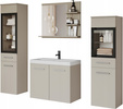 Meble łazienkowe MADRIT I, lustro, umywalka Kaszmirowy Beż