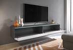 Szafka RTV Lowboard D 180cm MATERA / BIAŁY POŁYSK