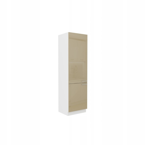 Szafka kuchenna LARA 60 DK-210 2F BIAŁY/GRAFIT POŁYSK