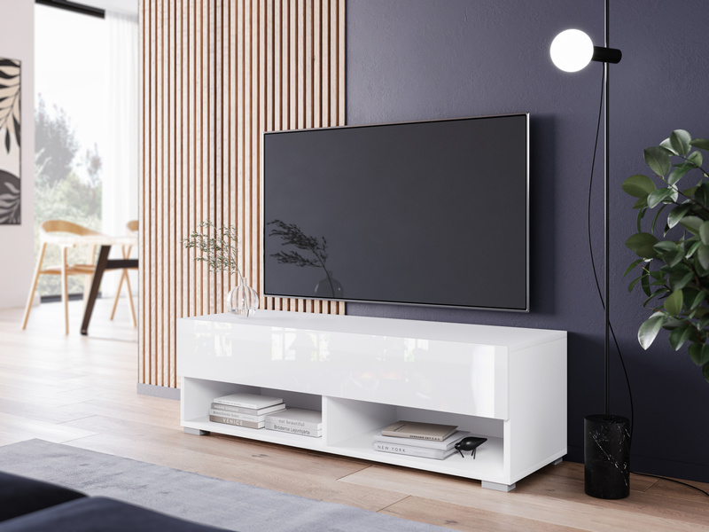 Szafka RTV A 100cm Kastanien Breslaw, do salonu, wisząca, stojąca